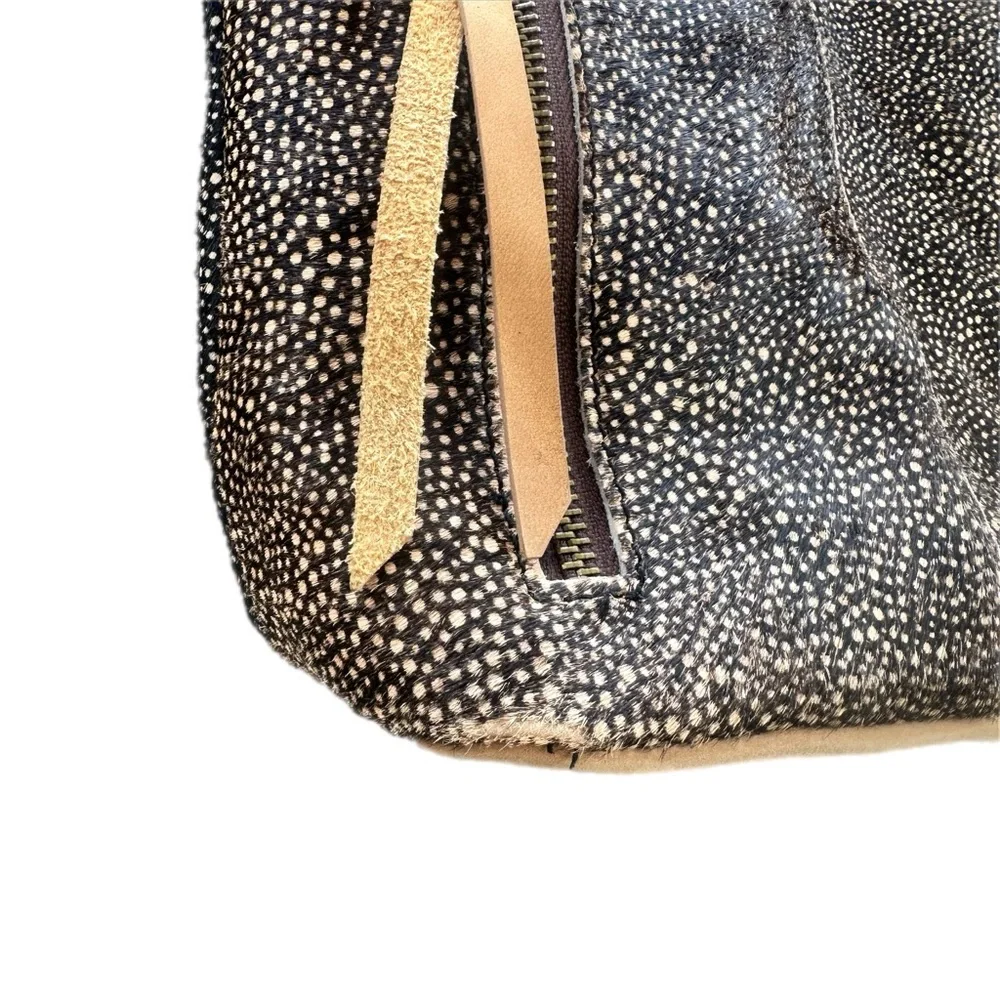 Miss Albright Hair-On Hide Leather Satchel Crossbody/Shoulder Bag-adjustable